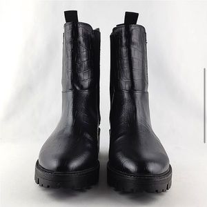 Design lab crocodile boots